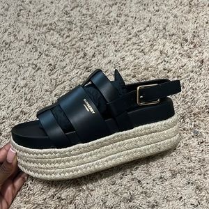 Burberry platform sandals